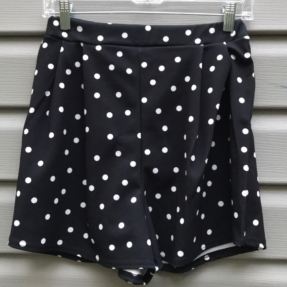 Nasty Gal High-Waisted Polka Dot Shorts